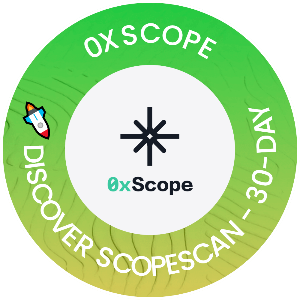 🚀 Discover Scopescan - 30-Day Free Trial Giveaway! by 0xScope | Galxe Quest