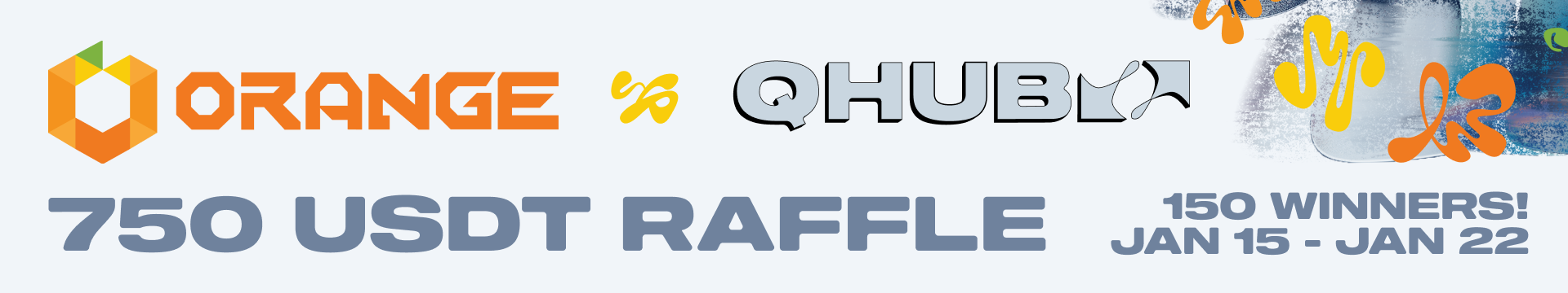 Winner Galxe Raffle QHUB x Orange Web3 750 USDT RAFFLE for 150 winners by QHUB | Galxe Quest