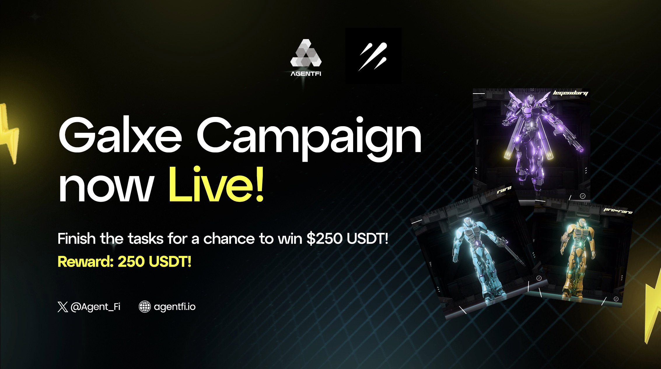 Winner Galxe Raffle AgentFi Academy 2 Raffle by AgentFi | Galxe Quest