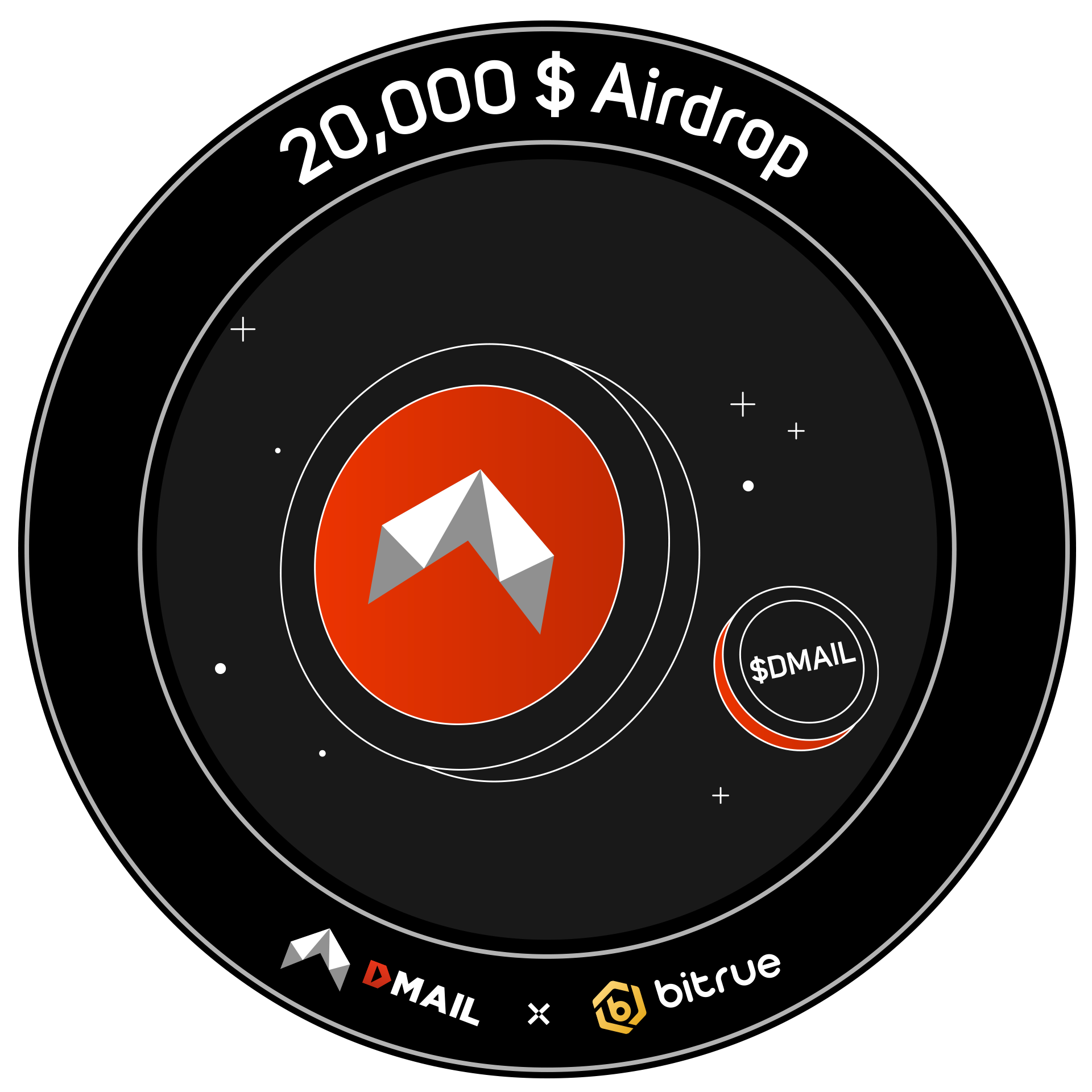 Dmail Network X Bitrue Joint Airdrop with 20,000 USDT Bonus! by Dmail |  Galxe Quest