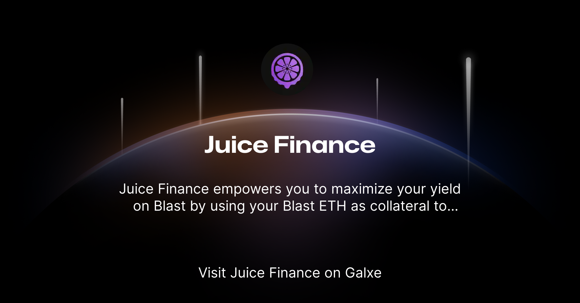 Join Juice Finance on Galxe