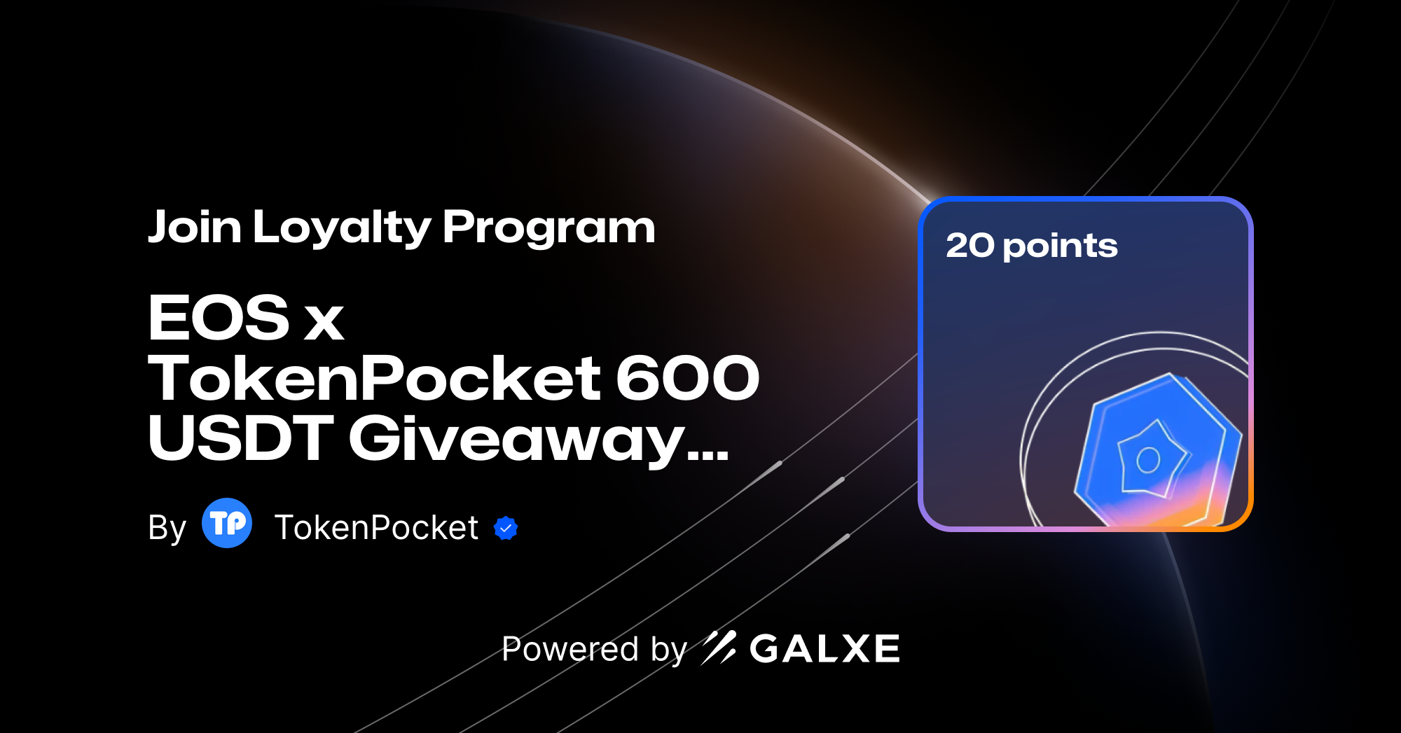 Join EOS x TokenPocket 600 USDT Giveaway Loyalty Program from