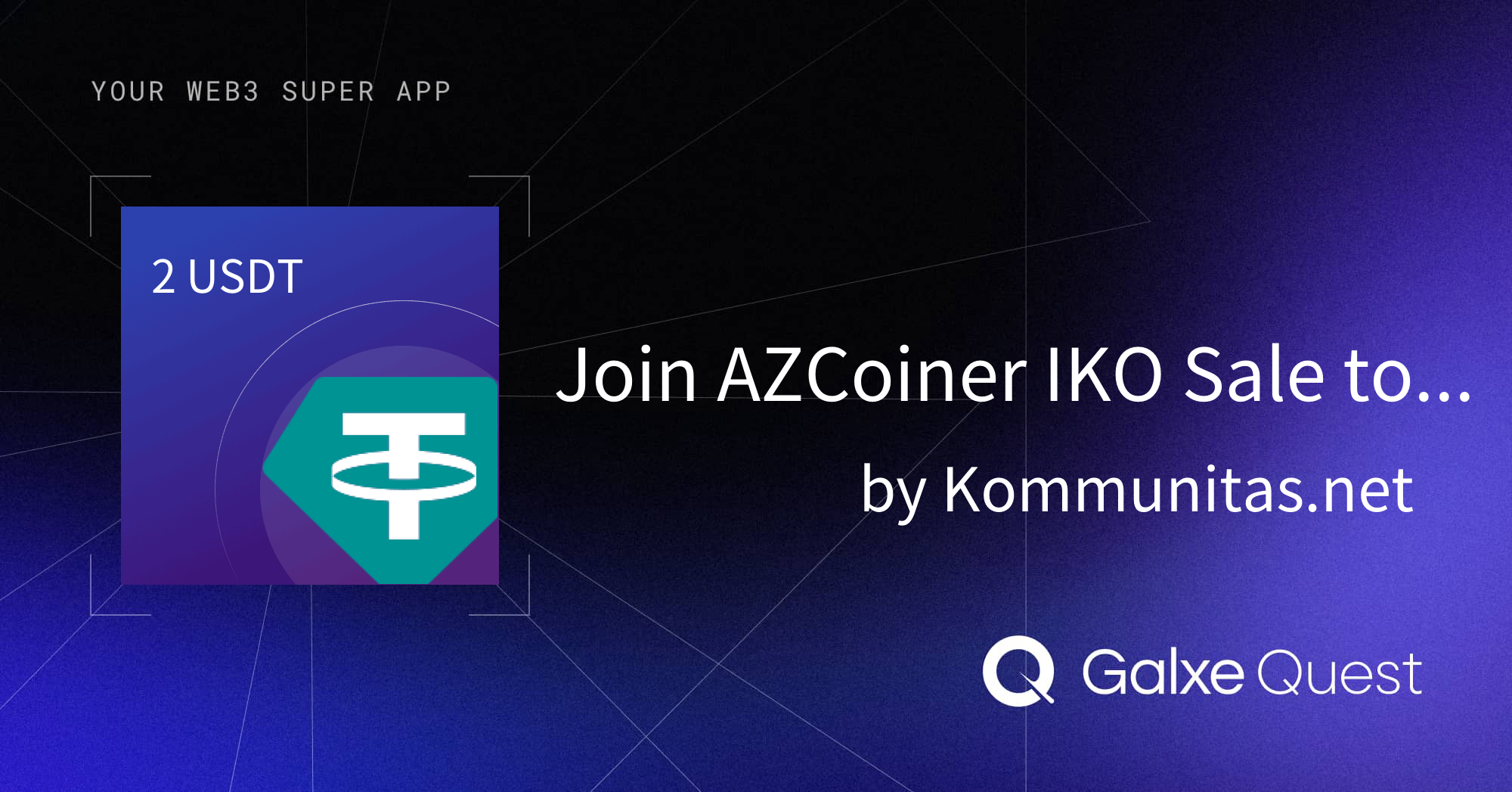 join-azcoiner-iko-sale-to-earn-your-share-of-the-400-usdt-prize-by