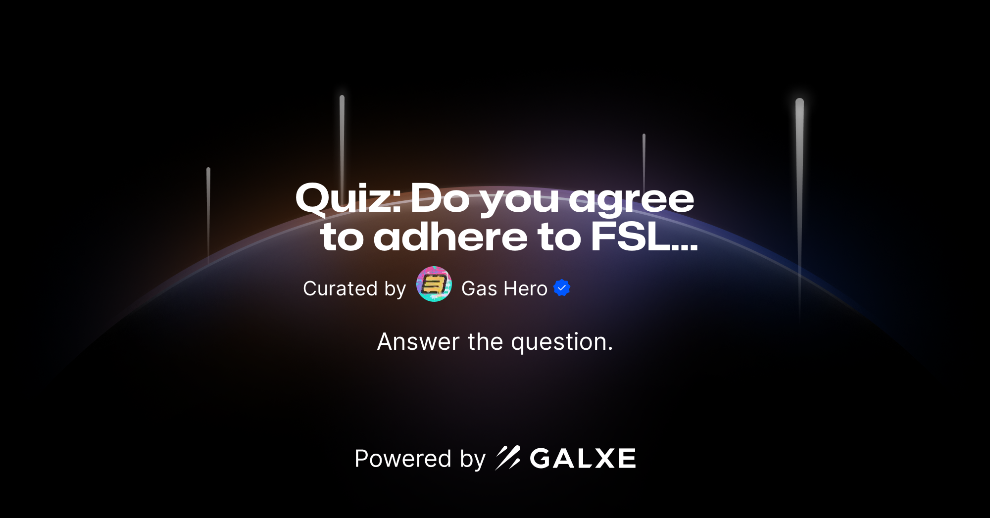 Quiz Do you agree to adhere to FSL Quests Code of Questing Ethics